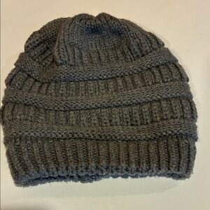 Lvaiiz Gray Woven Toboggan